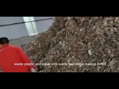 Belediye Katı Atık Plastik Pellet Fabrikası 2 ton/saat üretimi